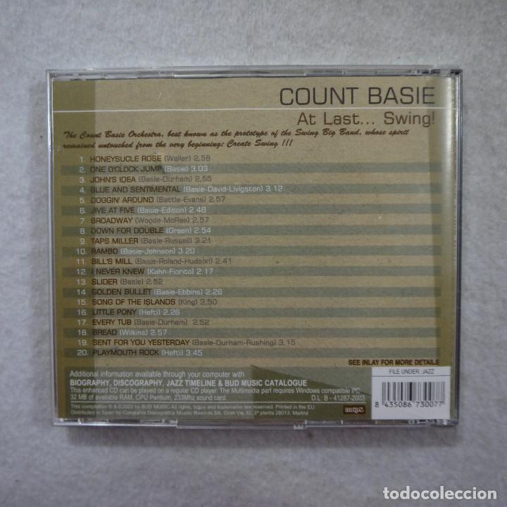 CDs de m&uacute;sica: COUNT BASIE - AT LAST&hellip; SWING! - CD 2003 - Foto 2