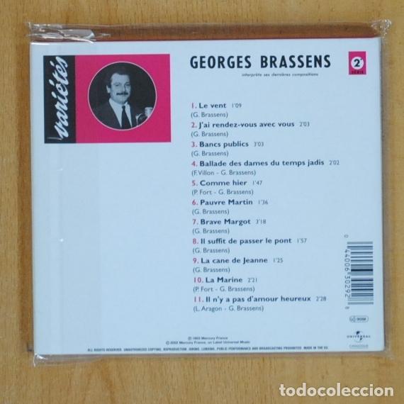 CDs de m&uacute;sica: GEORGES BRASSENS - BRASSENS - CD - Foto 2