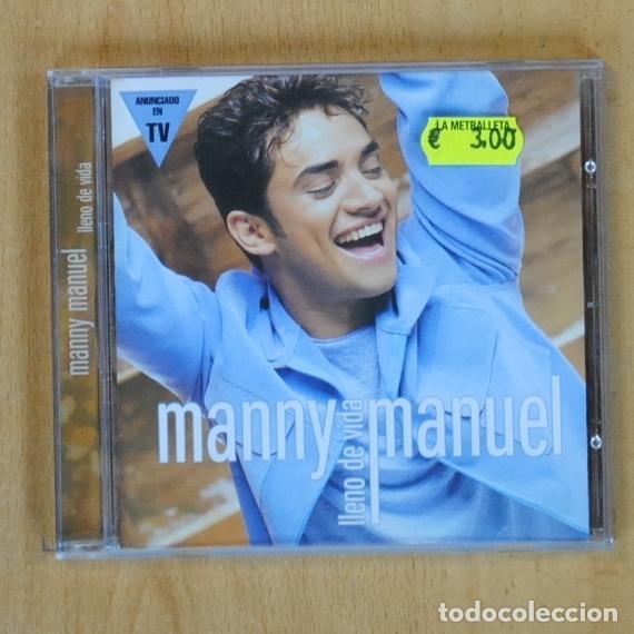 CDs de m&uacute;sica: MANNY MANUEL - LLENO DE VIDA - CD - Foto 1