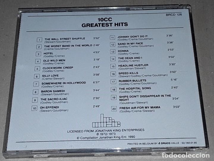 CDs de m&uacute;sica: CD -  10CC  - GREATES HITS -  MADE IN SWEDEN -  10CC - Foto 2