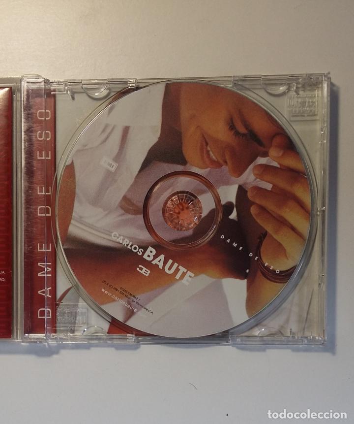 CDs de m&uacute;sica: CARLOS BAUTE - DAME DE ESO - CD. TDKCD24 - Foto 3