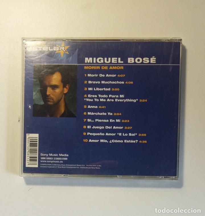 CDs de m&uacute;sica: Miguel Bos&eacute; - Morir De Amor. CD. TDKCD24 - Foto 2