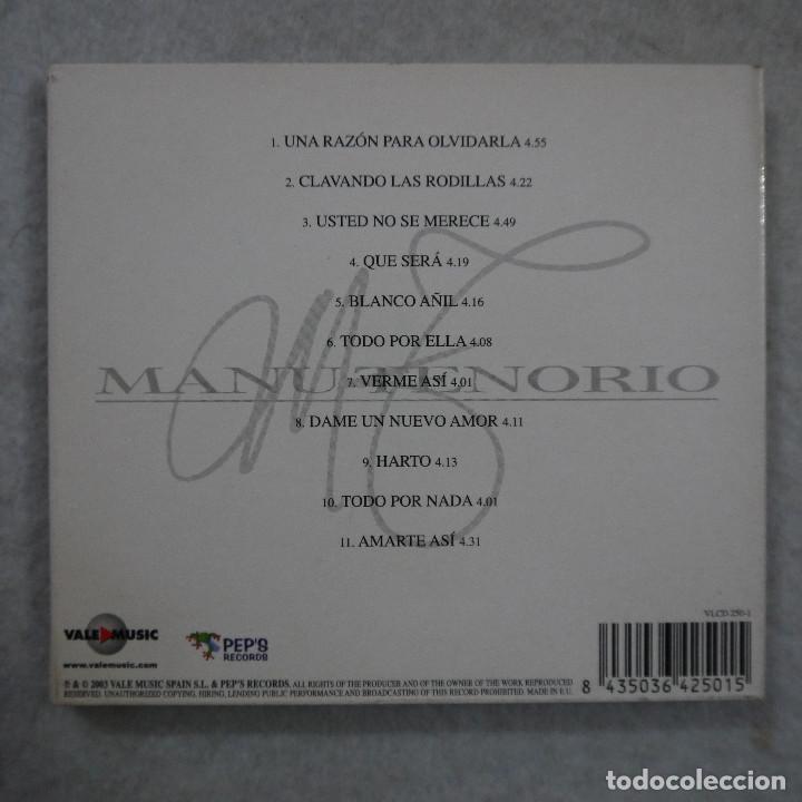 CDs de m&uacute;sica: MANU TENORIO - BLANCO A&Ntilde;IL - CD 2003 - Foto 2