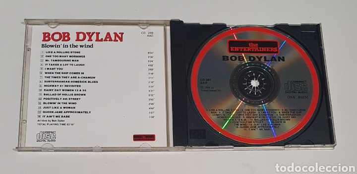 CDs de m&uacute;sica: BOB DYLAN / CD / BLOWIN IN THE WIND - Foto 2