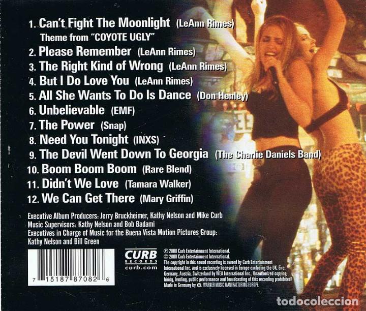 CDs de m&uacute;sica: BSO Coyote Ugly (Bar Coyote). CD - Foto 2