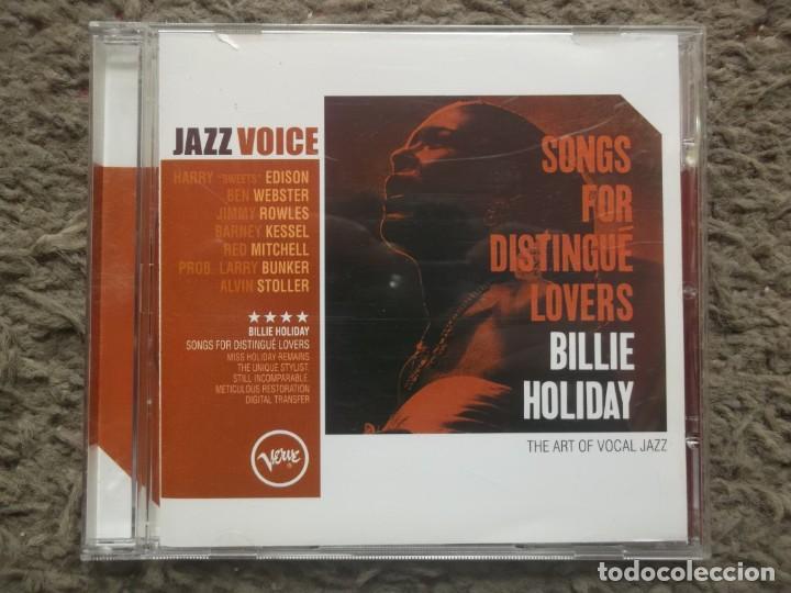 CDs de M&uacute;sica: BILLIE HOLIDAY-SONGS FOR DISTINGUE LOVERS-JAZZ VOICE