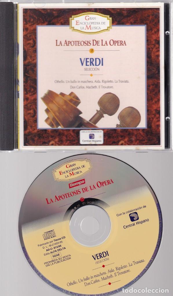 CDs de m&uacute;sica: G.E.M. N&ordm; 15 - LA APOTEOSIS DE LA &Oacute;PERA - VERDI - 1995