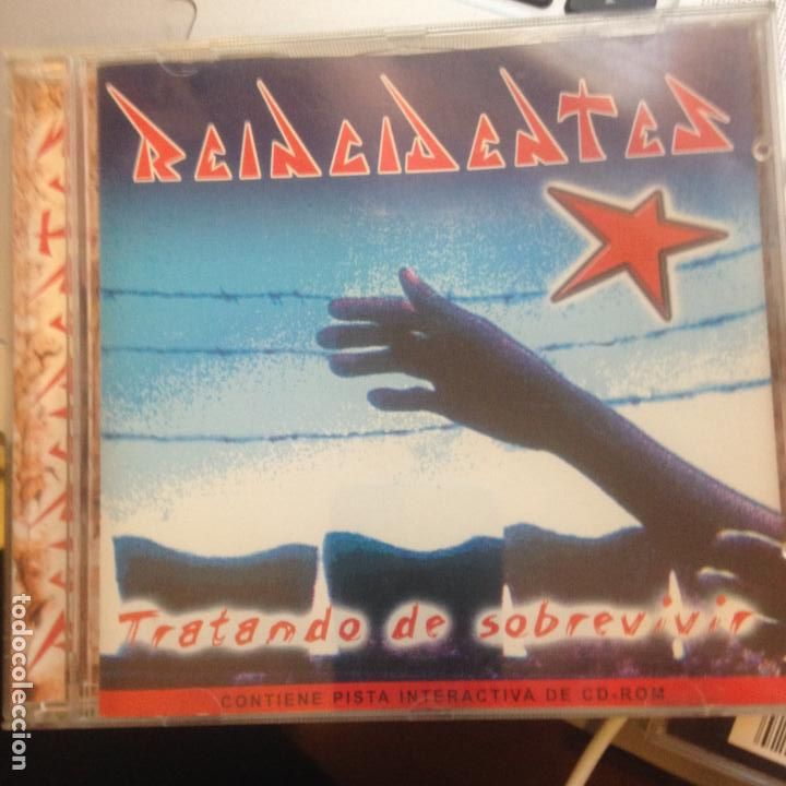CDs de m&uacute;sica: REINCIDENTES - TRATANDO DE SOBREVIVIR - CD - Foto 1