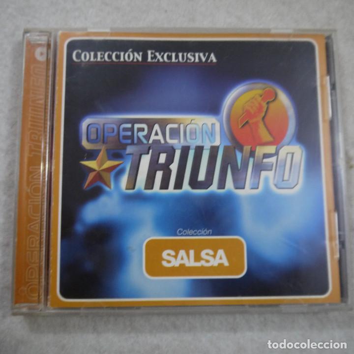 CDs de m&uacute;sica: OPERACI&Oacute;N TRIUNFO (OT1) - COLECCI&Oacute;N SALSA - CD 2002 - Foto 1