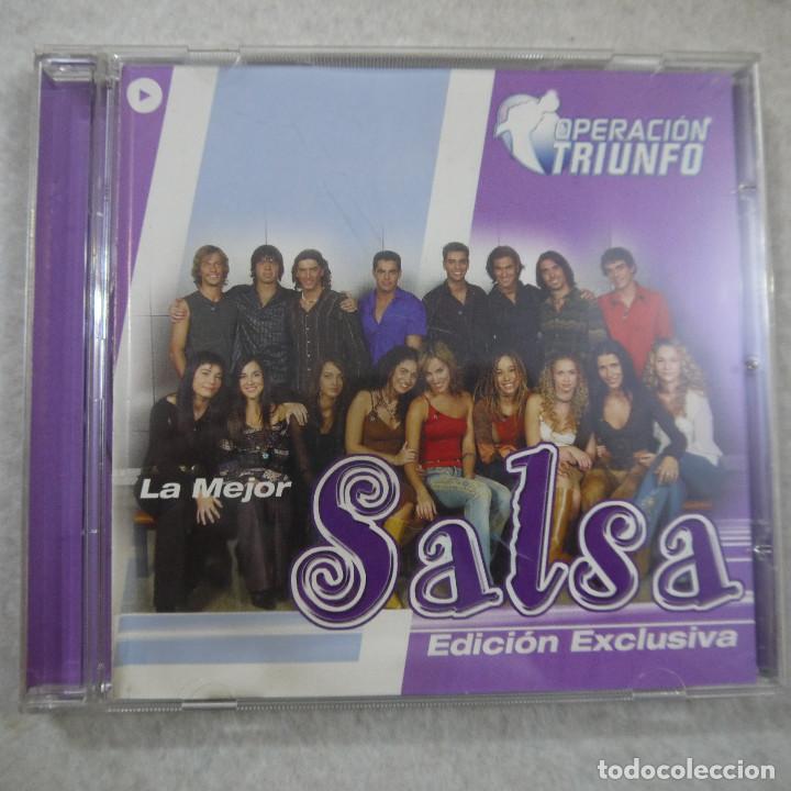 CDs de m&uacute;sica: OPERACI&Oacute;N TRIUNFO (OT2) - LA MEJOR SALSA - CD 2003 - Foto 1
