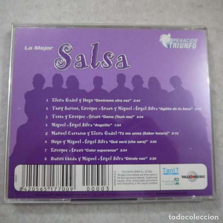 CDs de m&uacute;sica: OPERACI&Oacute;N TRIUNFO (OT2) - LA MEJOR SALSA - CD 2003 - Foto 2