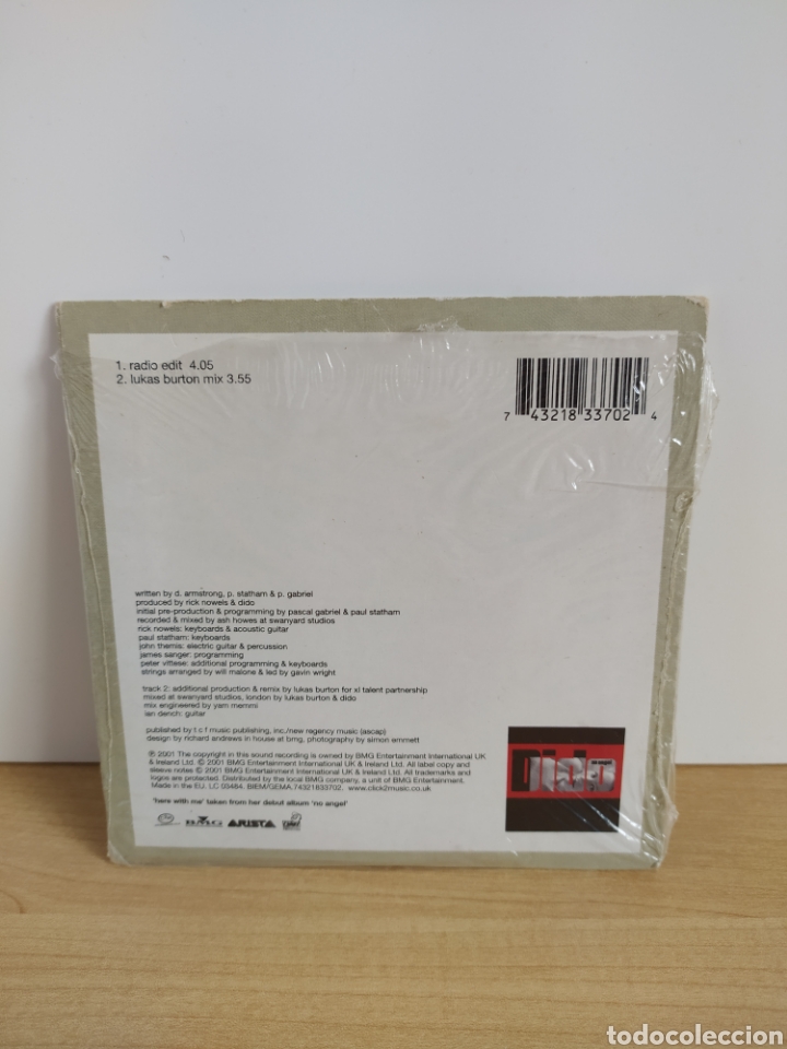 CDs de m&uacute;sica: CD DIDO HERE WITH ME 2 TRACKS - Foto 2