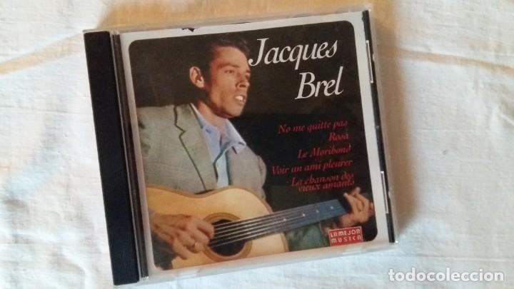 CDs de m&uacute;sica: (SEVILLA) CD JACQUES BREL - &Eacute;XITOS DE SIEMPRE 1994 - Foto 1