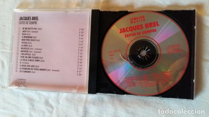 CDs de m&uacute;sica: (SEVILLA) CD JACQUES BREL - &Eacute;XITOS DE SIEMPRE 1994 - Foto 2