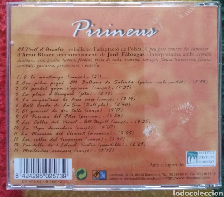 CDs de m&uacute;sica: El Pont DArcal&iacute;s&nbsp;&lrm;&ndash;&nbsp;Pirineus - Foto 2