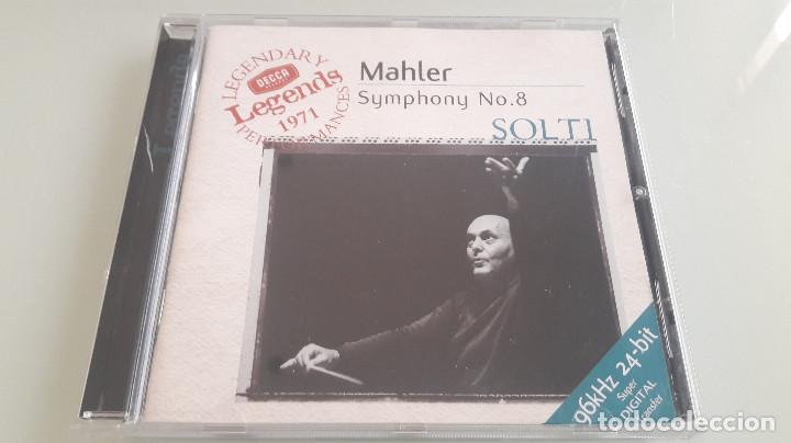CDs de m&uacute;sica: MAHLER: SYMPHONY NO. 8. SOLTI. DECCA. - Foto 1