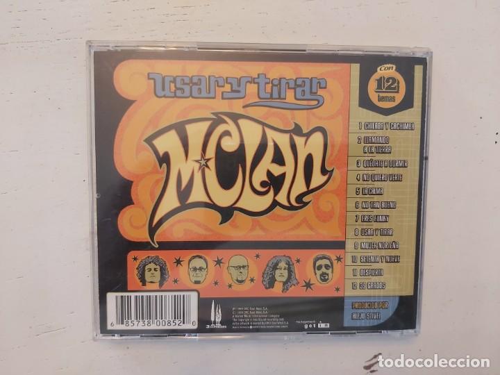 CDs de m&uacute;sica: MCLAN. USAR Y TIRAR. CD EN BUEN ESTADO. - Foto 2