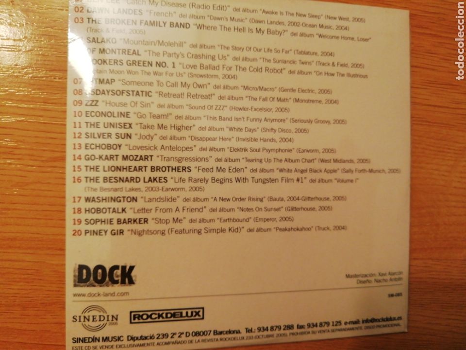 CDs de m&uacute;sica: Dockdelux. Nuevo, precintado. - Foto 2