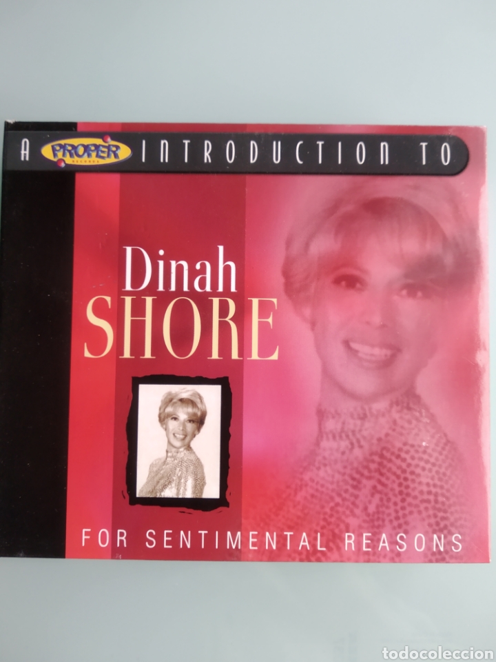 CDs de m&uacute;sica: Dinah Shore - For Sentimental Reasons - Foto 1