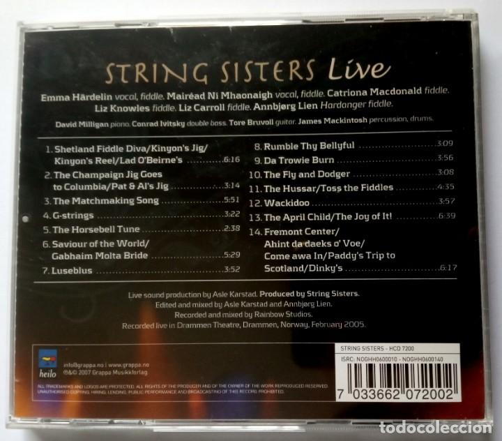 CDs de m&uacute;sica: STRING SISTERS - live - CD NORUEGO 2007 - HEILO / FOLK CELTA - Foto 3