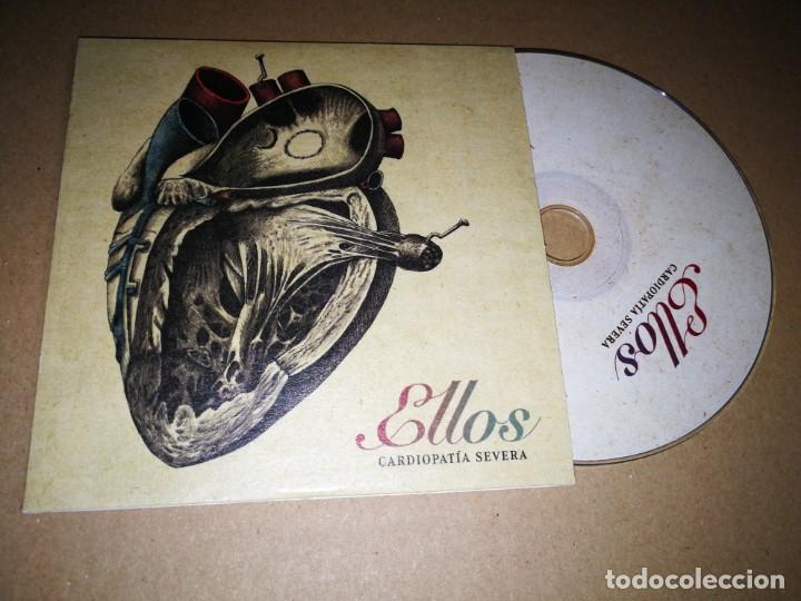 Music CDs: ELLOS Cardiopatia severa CD ALBUM PROMO DE CARTON 2010 GUILLE MOSTAZA CONTIENE 12 TEMAS