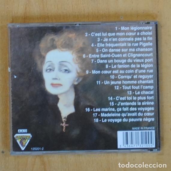CDs de m&uacute;sica: EDITH PIAF - MON LEGIONNAIRE - CD - Foto 2