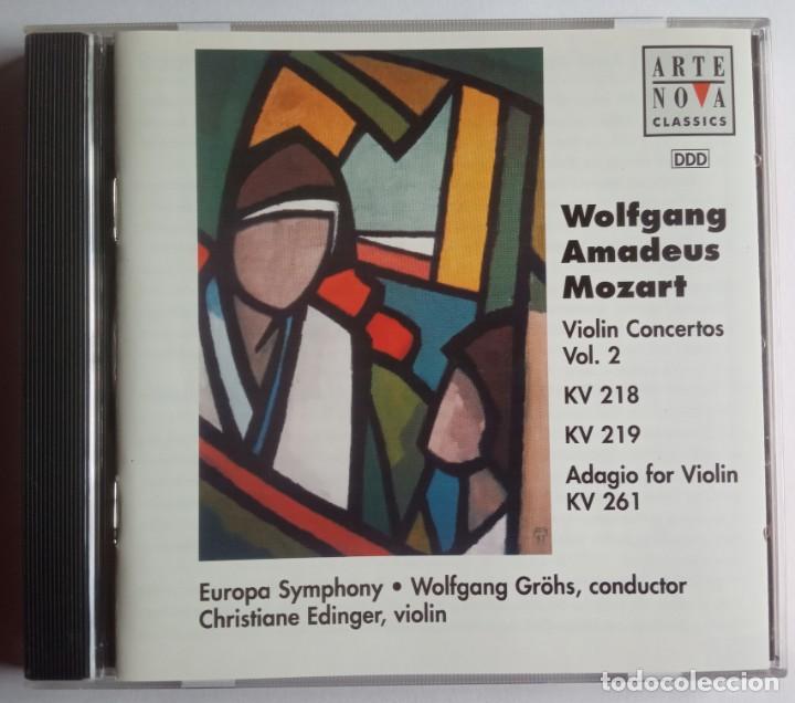 CDs de M&uacute;sica: CHRISTIANE EDINGER / WOLFGANG AMADEUS MOZART - violin concertos Vol 2 - CD - ARTE NOVA