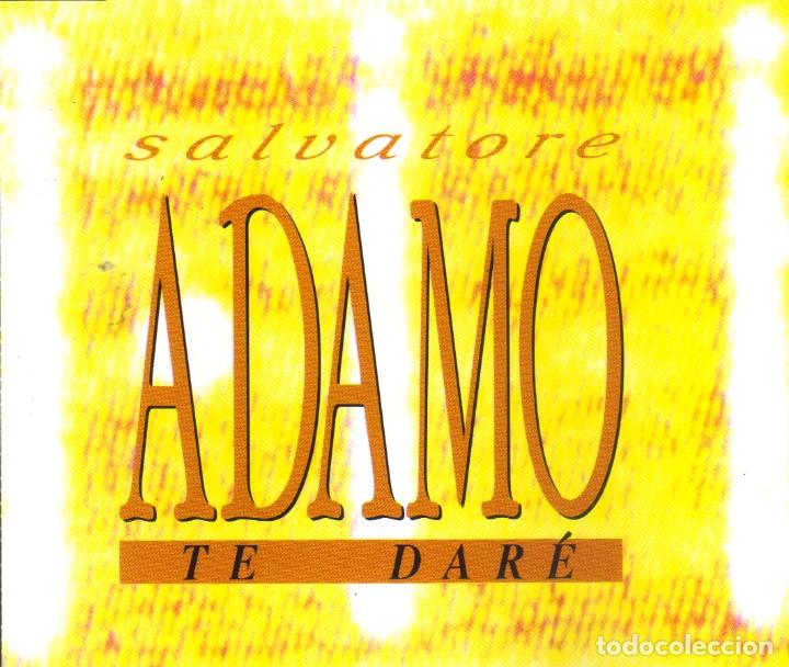 CDs de m&uacute;sica: ADAMO - TE DARE CD SINGLE 1 TEMA SPAIN 1993 - Foto 1