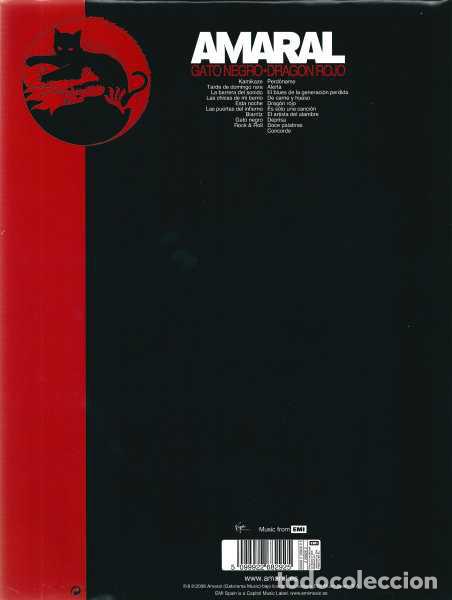CDs de m&uacute;sica: Amaral - Gato Negro / Drag&oacute;n - Foto 2