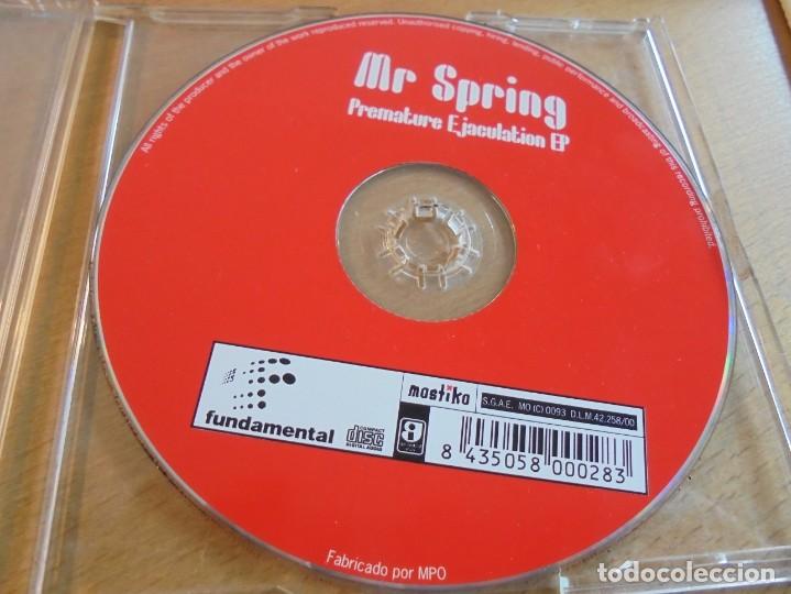 CDs de m&uacute;sica: RAR  SINGLE CD. Mr. SPRING. PREMATURE EJACULATION EP. DANCE. 4 TRACKS. - Foto 2