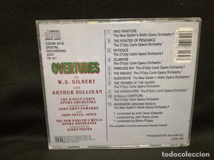CDs de m&uacute;sica: CD - GILBERT AND SULLIVAN OVERTURES - Foto 3