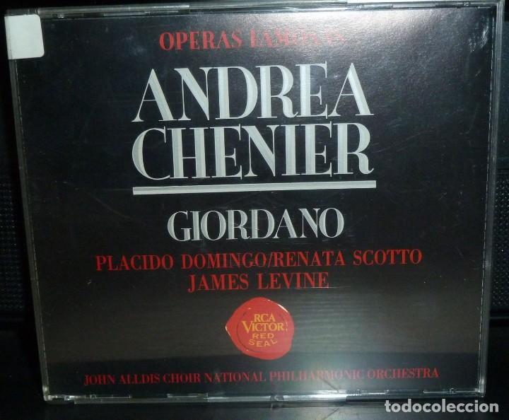 CDs de m&uacute;sica: ANDREA CHENIER 2cd + libreto - GIORDANO - Foto 1