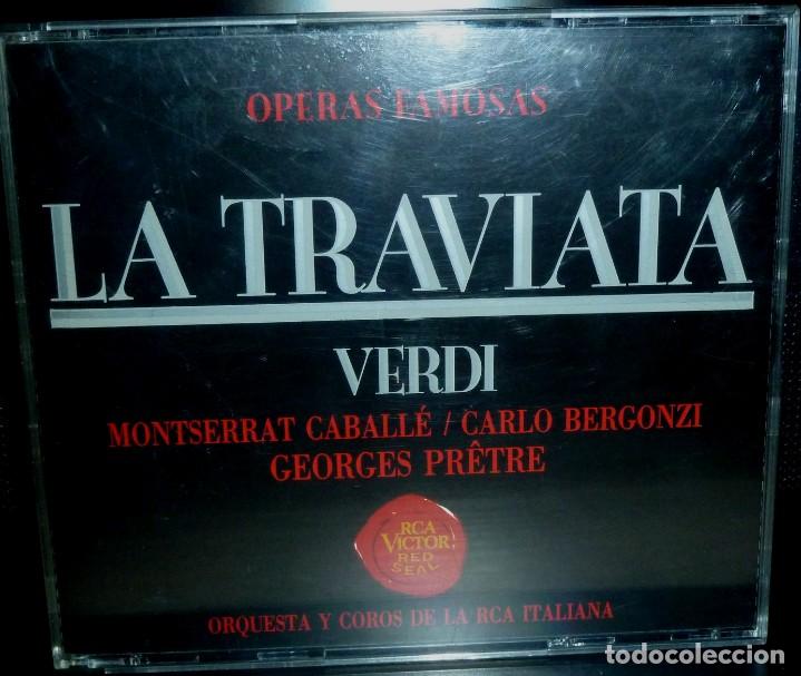 CDs de m&uacute;sica: LA TRAVIATA 2cd + libreto - VERDI - Foto 1