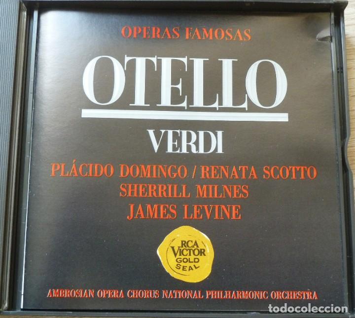 CDs de m&uacute;sica: OTELLO 2cd + libreto - VERDI - Foto 1