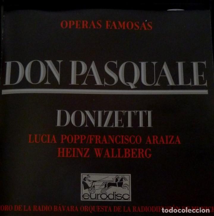 CDs de m&uacute;sica: DON PASQUALE 2 cd + libreto - DONIZETTI - Foto 1