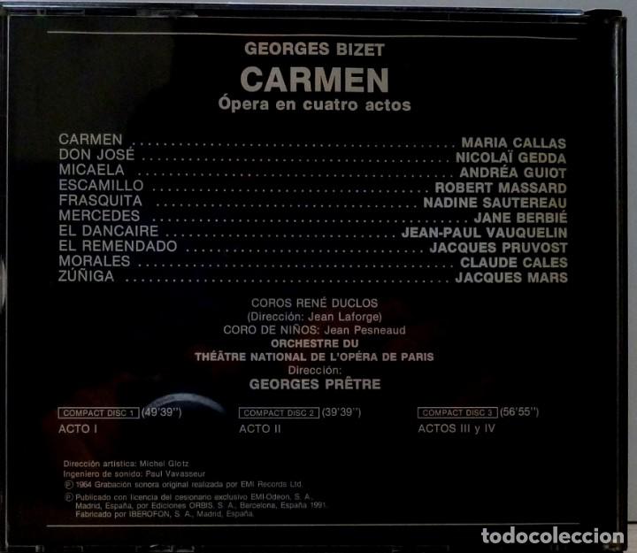 CDs de m&uacute;sica: CARMEN 3cd + libreto - BIZET - Foto 2