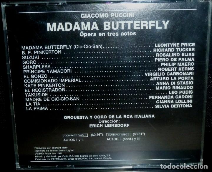 CDs de m&uacute;sica: MADAMA BUTTERFLY 2cd + libreto - PUCCINI - Foto 2