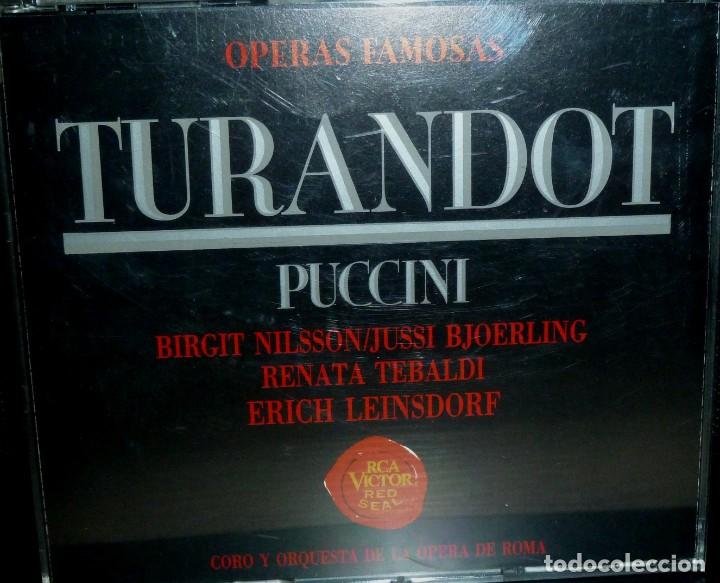 CDs de m&uacute;sica: TURANDOT 2cd + libreto - PUCCINI - Foto 1