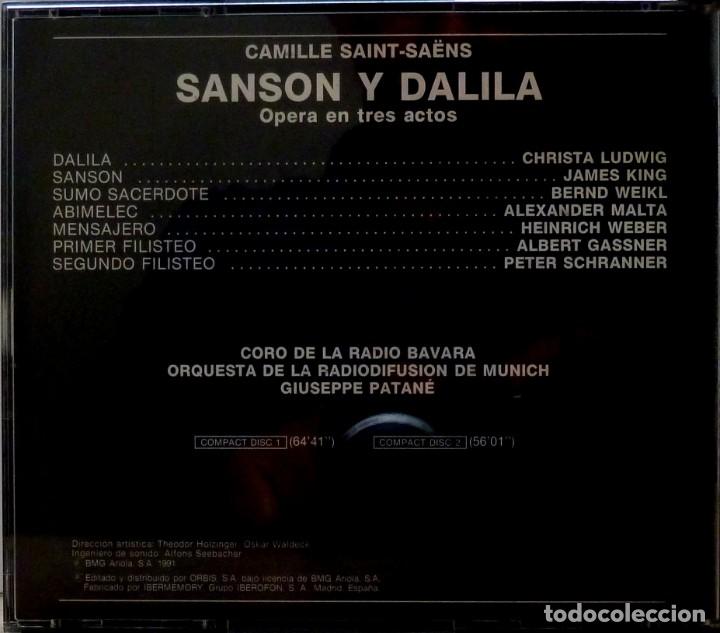 CDs de m&uacute;sica: SANSON Y DALILA 2cd + libreto - SAINT-SA&Euml;NS - Foto 2