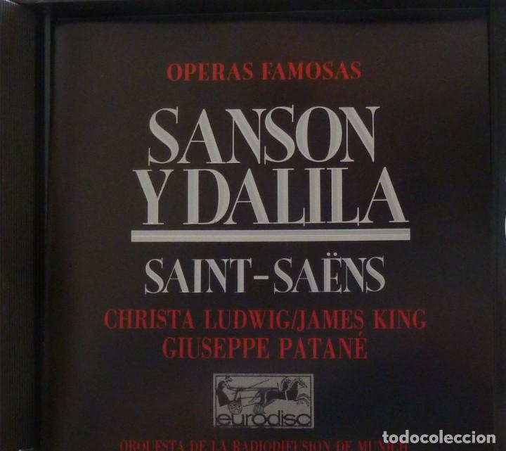 CDs de m&uacute;sica: SANSON Y DALILA 2cd + libreto - SAINT-SA&Euml;NS - Foto 1