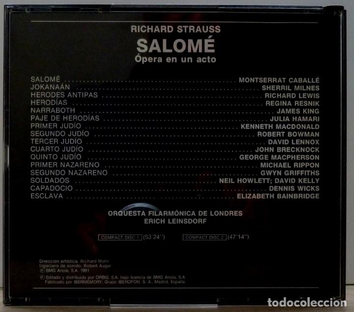 CDs de m&uacute;sica: SALOME 2cd + libreto - R. STRAUSS - Foto 2
