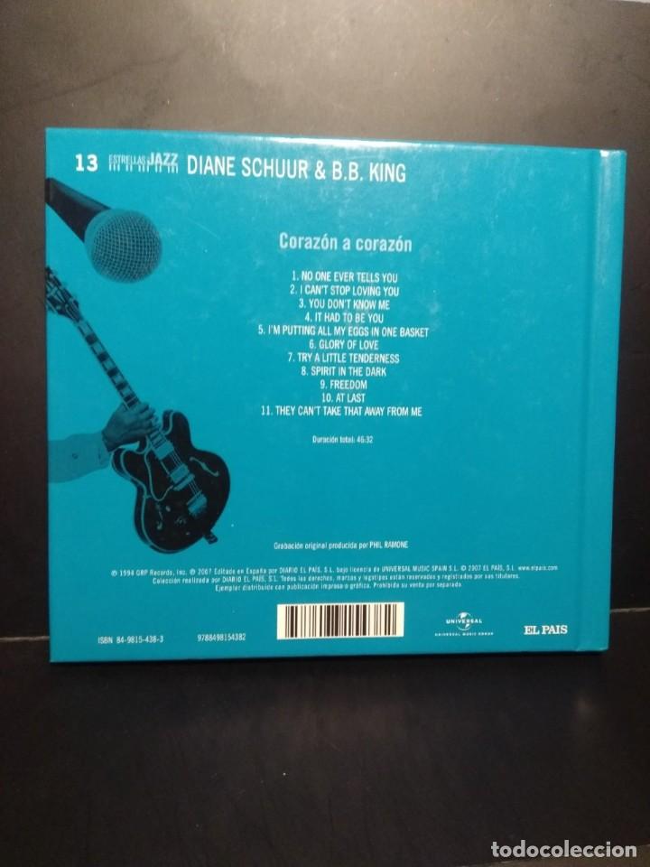 CDs de m&uacute;sica: CD LIBRO DIANE SCHUUR & B.B.KING : CORAZON A CORAZON - Foto 2