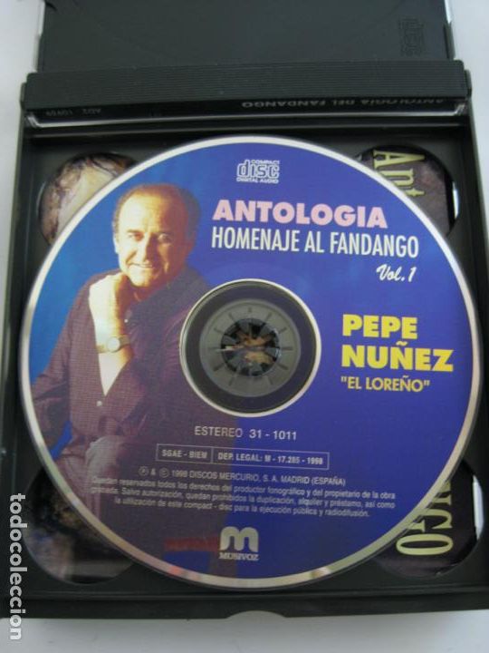 CDs de m&uacute;sica: ANTOLOGIA DEL FANDANGO - 2 CD S - Foto 3