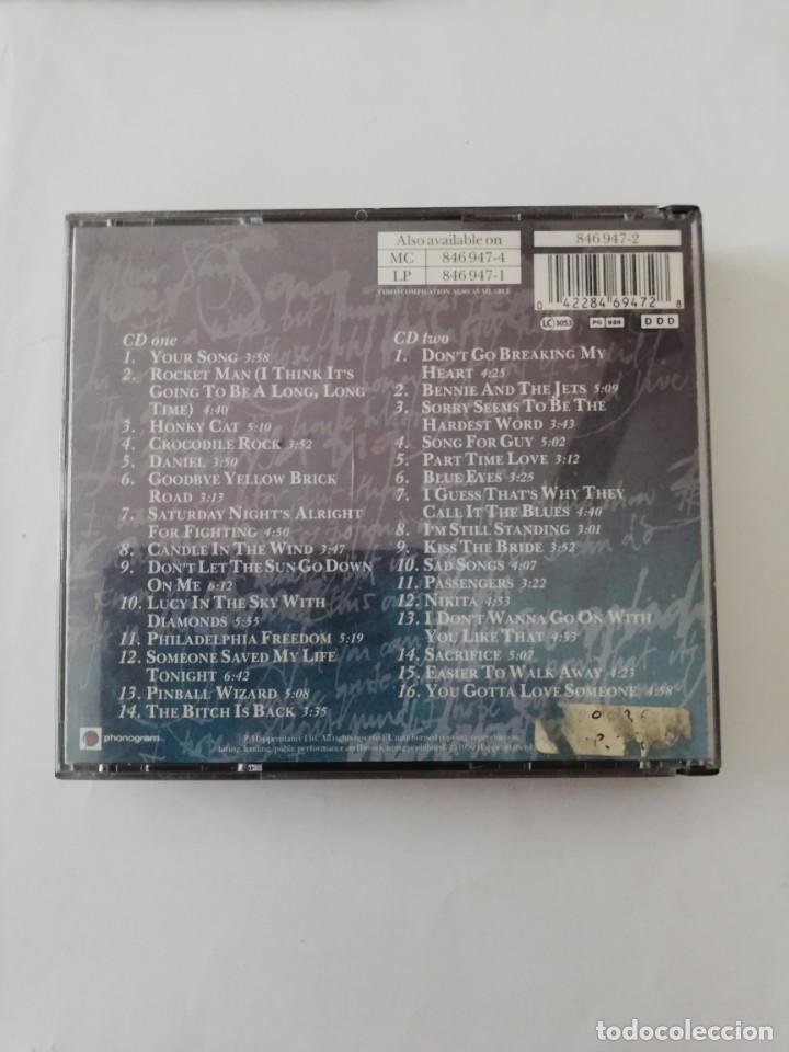 CDs de m&uacute;sica: CD ELTON JOHN THE VERY BESF (2 CD&acute;S) - Foto 2