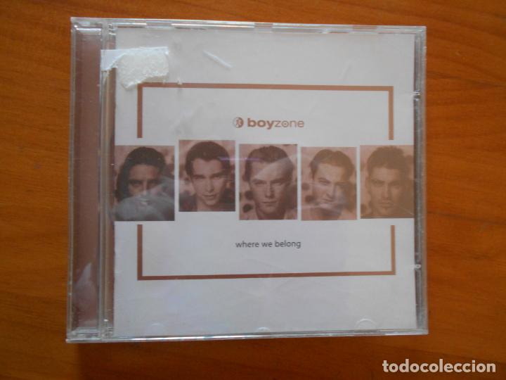 CDs de m&uacute;sica: CD BOYZONE - WHERE WE BELONG (7R) - Foto 1
