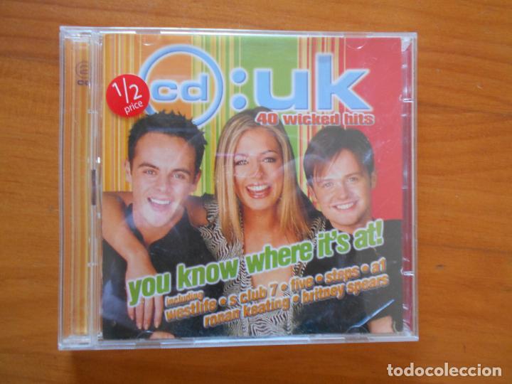 Music CDs: CD UK - 40 WICKED HITS (2 CD'S) (7R)