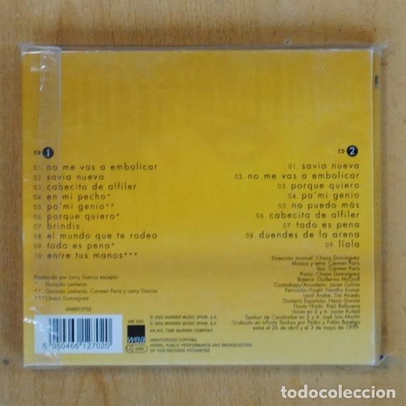 CDs de m&uacute;sica: CARMEN PARIS - PA MI GENIO - CD - Foto 2