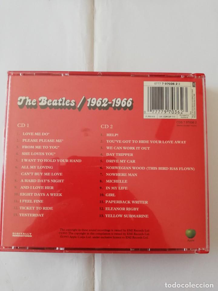CDs de m&uacute;sica: CD THE BEATLES 1962/1966 (2 CD&acute;S) - Foto 2