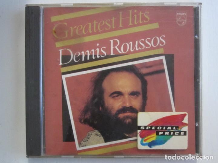 CDs de m&uacute;sica: CD DEMIS ROUSSOS GREATEST HITS - Foto 1