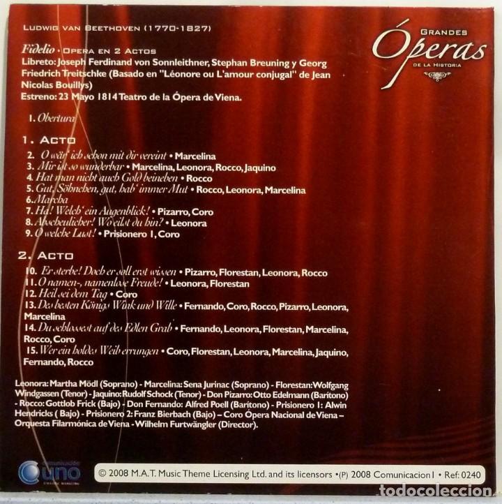 CDs de m&uacute;sica: FIDELIO - BEETHOVEN - Foto 2